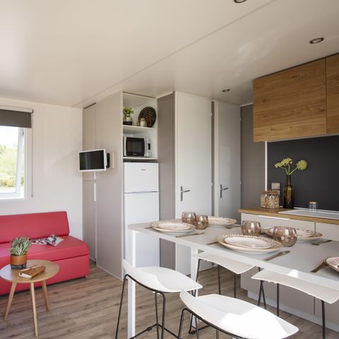 Mobilheim 6 Personen - Familienfreundlich Komfort Ohara 884