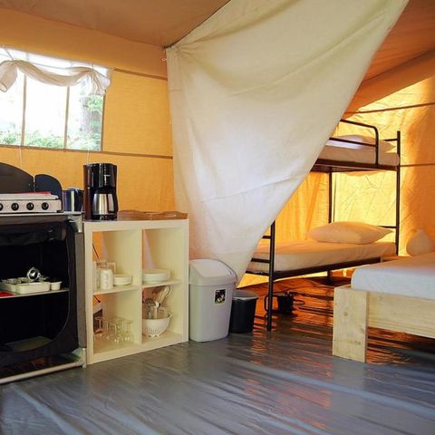 Safarizelt 6 Personen - Glamping-Zelt Verney