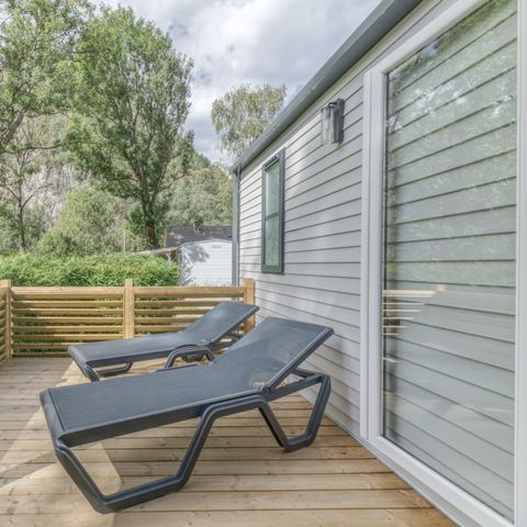 Mobilheim 6 Personen - Laffrey Côté Jardin (Gartenseite)