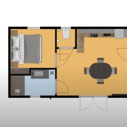 Mobilheim 4 Personen - Buclet