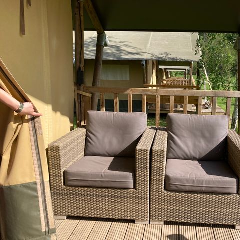 SafariZelt 5 Personen - Zelt SAFARI - Insolite Confort 3* - 2 Zi.