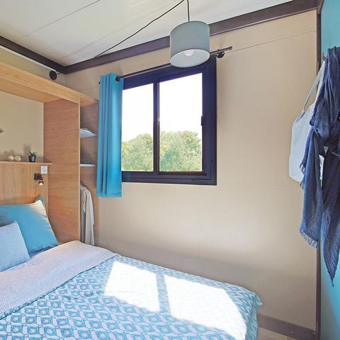 Mobilheim 5 Personen - Cottage Morea Confort 25m² 2 Zimmer + überdachte Terrasse 1/5 Pers.