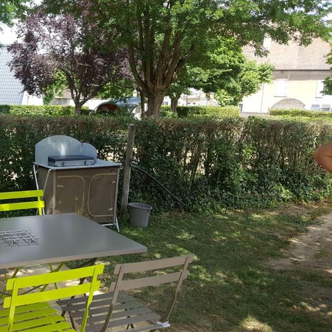 Bungalowzelt 4 Personen - Bungalow Maori Confort 17m² 2 Zimmer - (ohne Sanitäranlagen- ohne Wasser) 2/4 Pers.