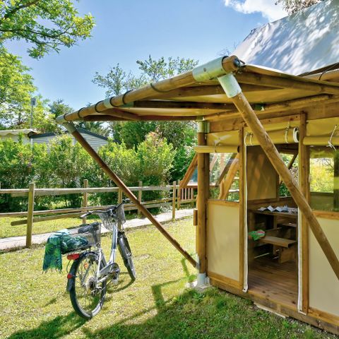 Safarizelt 2 personen - Bivouac Perché Cyclo 8m² 1 Zimmer ( ohne Sanitäranlagen) 2 pers.