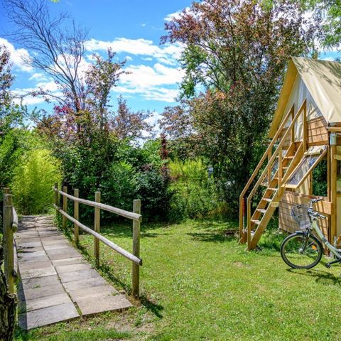 Safarizelt 2 personen - Bivouac Perché Cyclo 8m² 1 Zimmer ( ohne Sanitäranlagen) 2 pers.
