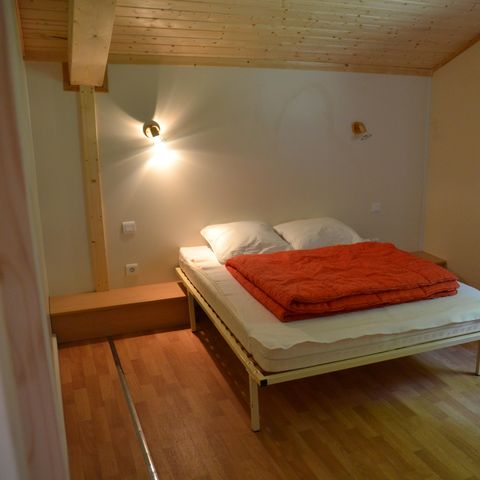 Chalet 4 personen - Chalet PMR Confort 35m² 2 Zimmer + überdachte Terrasse + TV + Klimaanlage 4 Pers.