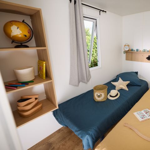 Mobilheim 6 personen - COTTAGE Premium 3ch 35m² 3 Schlafzimmer + TV + Geschirrspüler + Klimaanlage + Plancha + XL-Terrasse