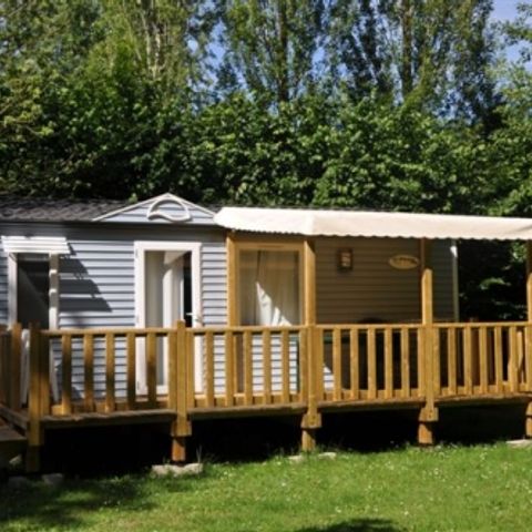 Mobilheim 4 Personen - Le Chêne (2 Zimmer) Anreise Sonntag - BORD RIVERE - Große Terrasse - TV - Free Wifi*.