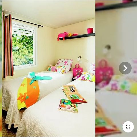 Mobilheim 4 Personen - Le Chêne (2 Zimmer) Anreise Sonntag - BORD RIVERE - Große Terrasse - TV - Free Wifi*.