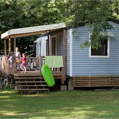 Mobilheim 4 Personen - Le Chêne (2 Zimmer) Anreise Sonntag - BORD RIVERE - Große Terrasse - TV - Free Wifi*.