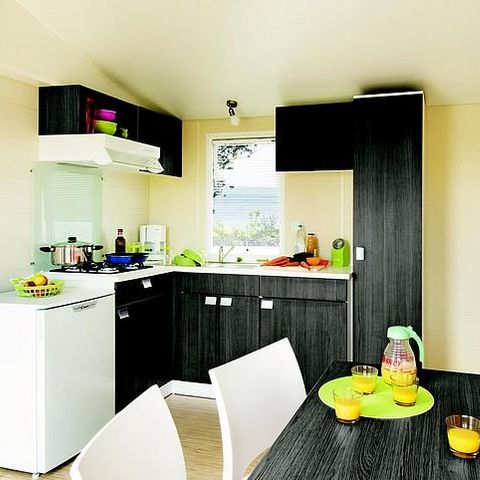 Mobilheim 4 Personen - Le Chêne (2 Zimmer) Anreise Sonntag - BORD RIVERE - Große Terrasse - TV - Free Wifi*.