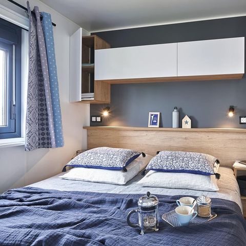 Mobilheim 4 personen - Premium (2019)-2 Schlafzimmer-großes Wohnzimmer TV, Esszimmer,Küche-große Terrasse-free WIFI