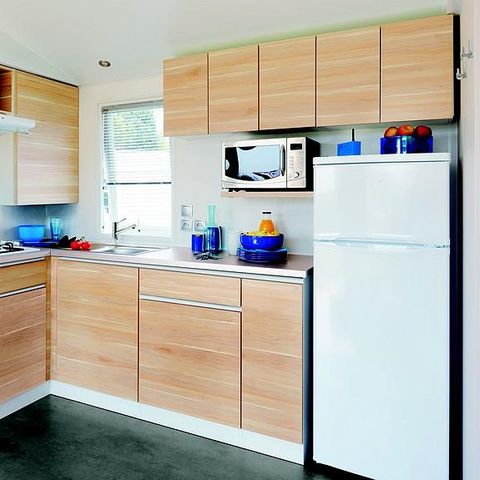 Mobilheim 6 personen - Mobilheim Le Platane (3 Zimmer) + große Terrasse + TV
