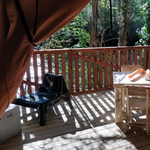 Safarizelt 4 Personen - Zelt Luxe Lodge Safari Sonntag Flussufer 40 m2
