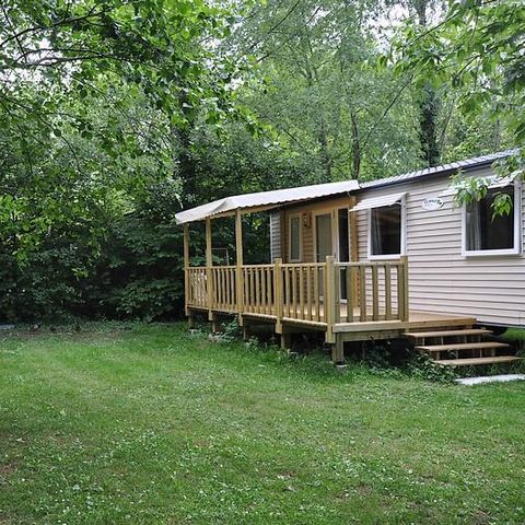 Mobilheim 6 personen - Mobilheim Le Platane (3 Zimmer) BORD RIVERE - Große Terrasse - TV
