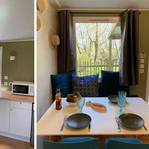 Mobilheim 4 Personen - Le Chêne (2 Schlafzimmer) - BORD RIVIERE - Renoviert 2024