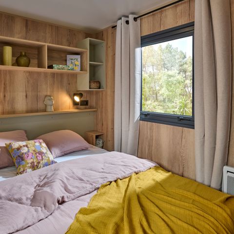 Mobilheim 4 Personen - Ecrin Vert Premium 32m² (2ch-4pers)+2SDB +halbüberdachte Terrasse 17m² + LV + CLI