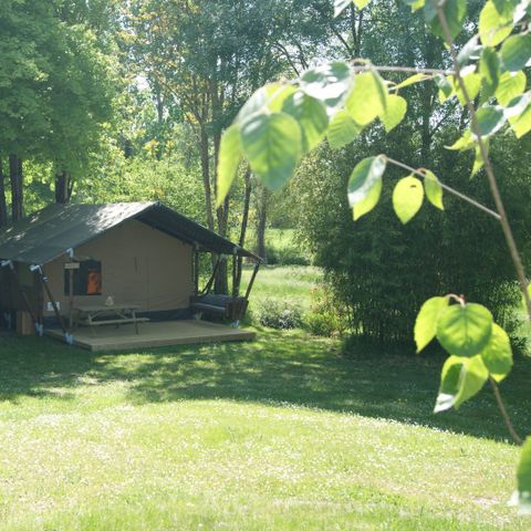 Safarizelt 5 Personen - ZELT WOOD (OHNE SANITÄRANLAGEN)
