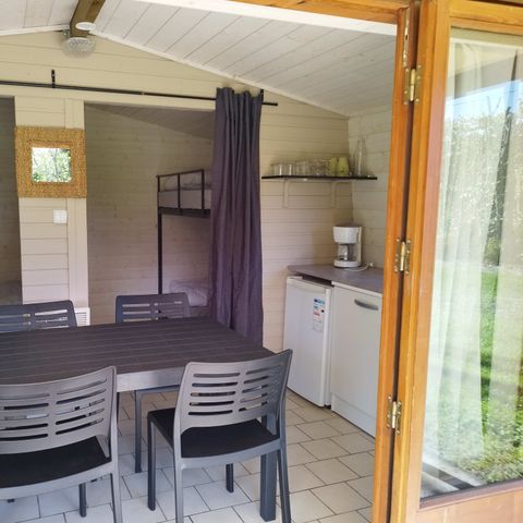 Safarizelt 3 Personen - HÜTTE (OHNE SANITÄRANLAGEN)