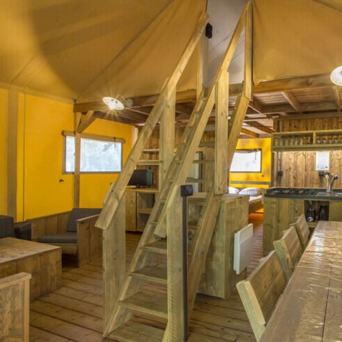 Safarizelt 6 Personen - Lodge PREMIUM BAHAMAS 6 Personen MEZZANINE