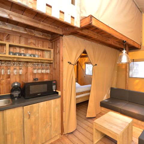 Safarizelt 8 Personen - LODGE PREMIUM BAHAMAS 8 Personen MEZZANINE