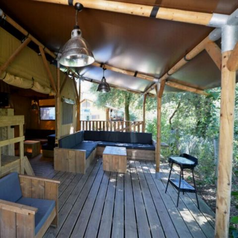 Safarizelt 8 Personen - Lodge PREMIUM BAHAMAS 8 Personen MEZZANINE