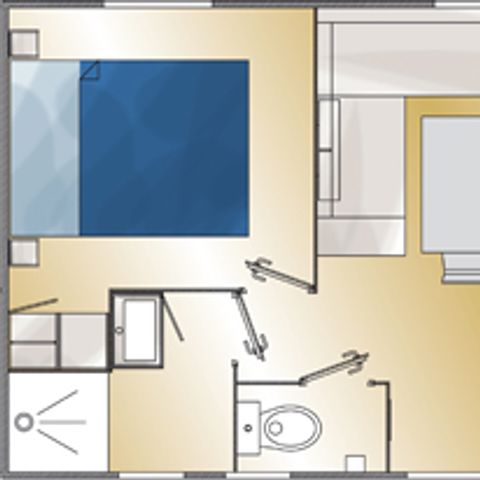 Mobilheim 4 Personen - BALTIC (Ankunft am Sonntag)