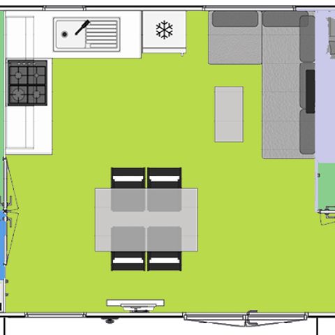 Mobilheim 4 personen - Cottage Macéron