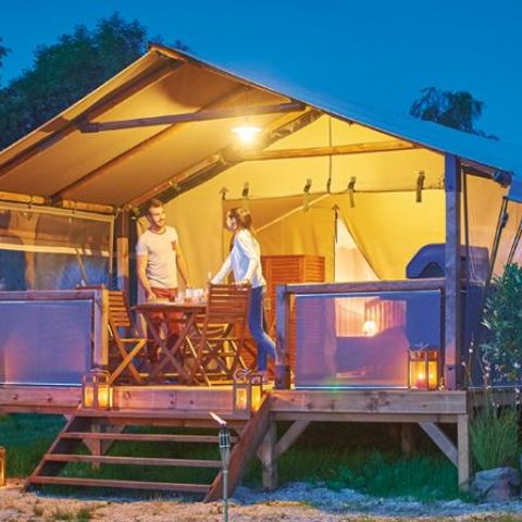 Safarizelt 5 Personen - Kenia Lodge 5 pers - 2 Schlafzimmer