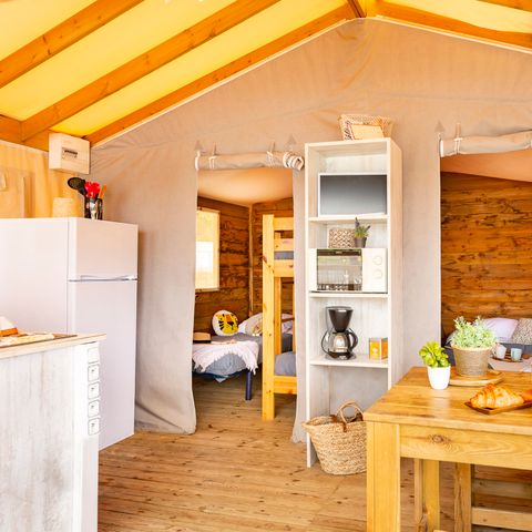 LODGE 4 Personen - PREMIUM Lodge - 2 Schlafzimmer - ohne Sanitäranlagen