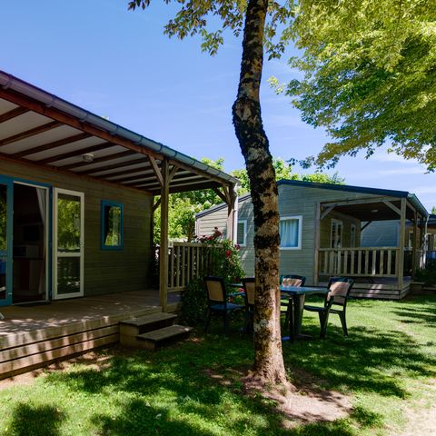 Chalet 5 Personen - CONFORT 36 m² (2 Zimmer), davon überdachte Terrasse 12m².