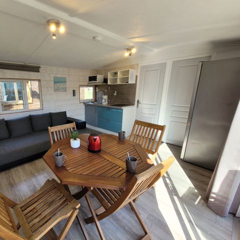 Mobilheim 4 Personen -  CONFORT 33 m² (2 Zimmer) + Terrasse + TV