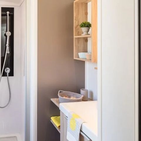 Mobilheim 6 Personen - Mobilheim | Comfort | 3 Zi. | 6 Pers. | Erhöhte Terrasse