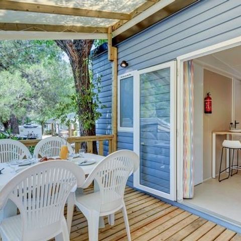 Mobilheim 6 Personen - Mobilheim | Comfort XL | 3 Zi. | 6 Pers. | Erhöhte Terrasse