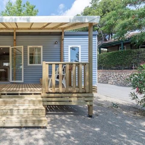 Mobilheim 6 Personen - Mobilheim | Comfort XL | 3 Zi. | 6 Pers. | Erhöhte Terrasse