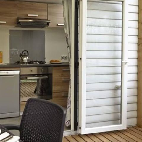 Mobilheim 4 Personen - Mobilheim | Premium | 2 Zi. | 4 Pers. | Erhöhte Terrasse