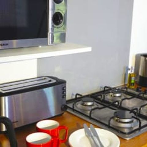 Mobilheim 6 Personen - Mobilheim | Ultimate | 3 Zi. | 6 Pers. | Erhöhte Terrasse | Klimaanlage | TV