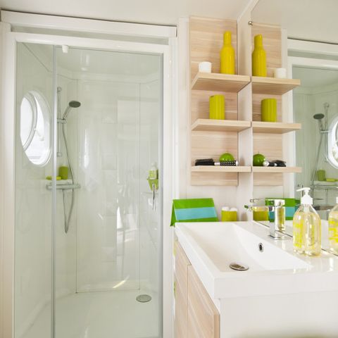 Mobilheim 16 Personen - Tribu 60m² (6 Zimmer) + große halbüberdachte Gemeinschaftsterrasse