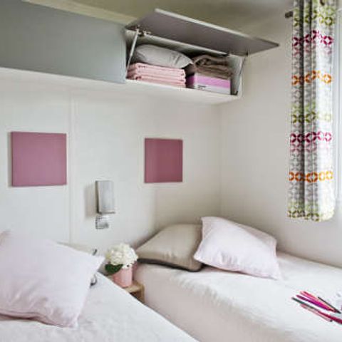 Mobilheim 16 Personen - Tribu 60m² (6 Zimmer) + große halbüberdachte Gemeinschaftsterrasse