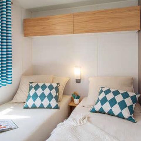 Mobilheim 16 Personen - Tribu 60m² (6 Zimmer) + große halbüberdachte Gemeinschaftsterrasse