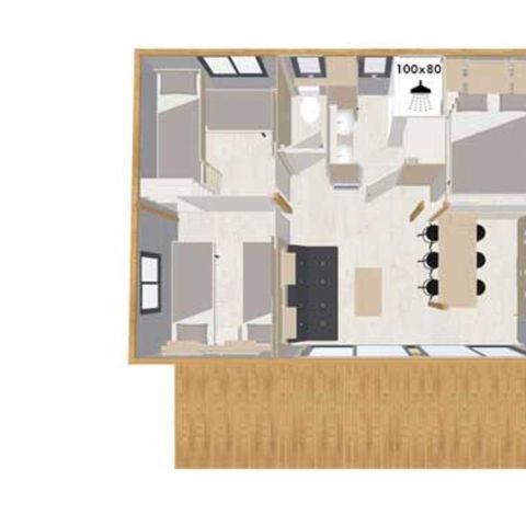 Chalet 6 Personen - Chalet Loisir 6 Personen 3 Zimmer 35m²