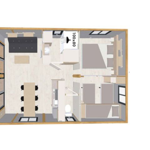 Chalet 5 Personen - Chalet Evasion 5 Personen 2 Zimmer 25m²