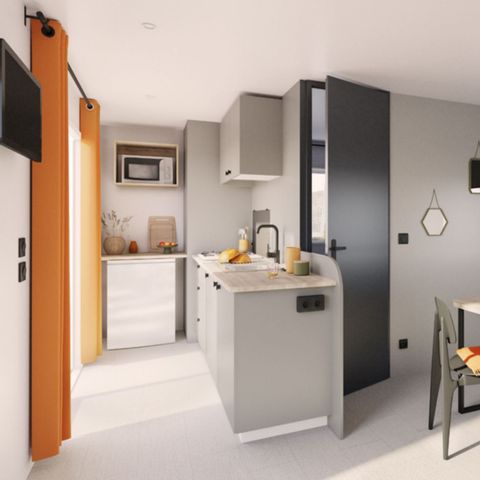 Mobilheim 7 Personen - Mobilheim Evasion 7 Personen 2 Zimmer 28m²