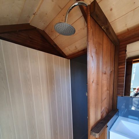 Safarizelt 4 Personen - Ecolodge-Zelt Standard 20m² - 2 Zimmer - überdachte Terrasse