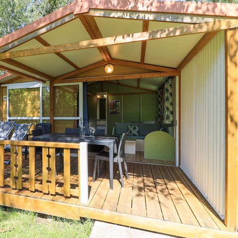 Chalet 4 Personen - Chalet Standard 28m² - 2 Zimmer - überdachte Terrasse