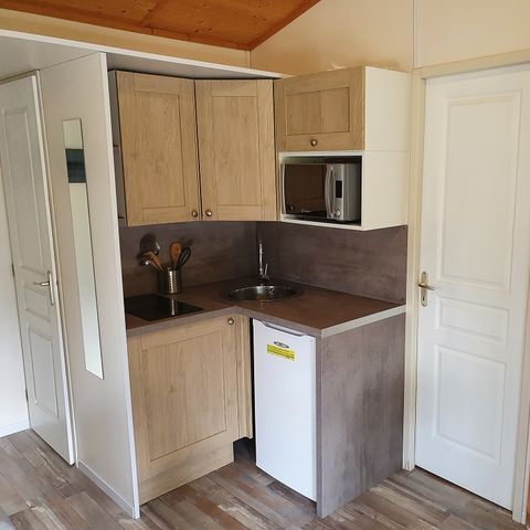 Chalet 4 Personen - Chalet Tradition Standard 28m² - 2 Zimmer - überdachte Terrasse