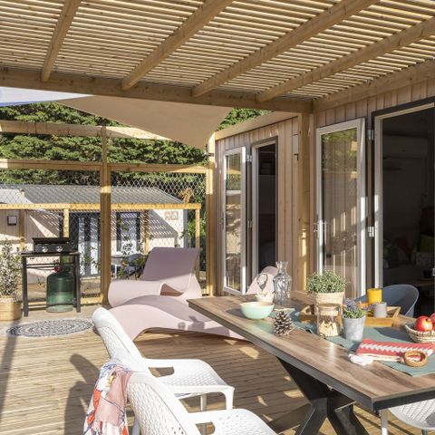 Mobilheim 4 Personen - COTTAGE PECHERIES 4p 2ch 2SdB PREMIUM