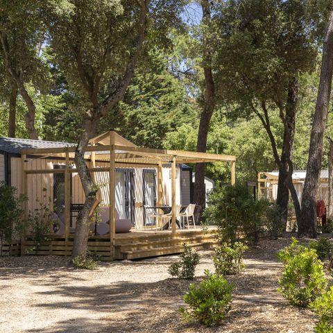 Mobilheim 4 Personen - COTTAGE PECHERIES 4p 2ch 2SdB PREMIUM