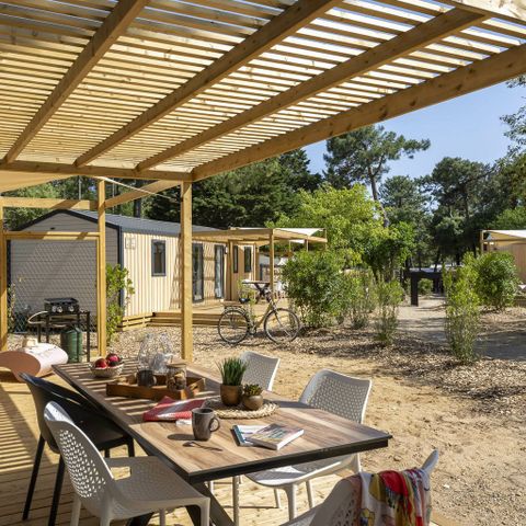 Mobilheim 6 Personen - COTTAGE PECHERIES 6p 3ch 2SdB PREMIUM