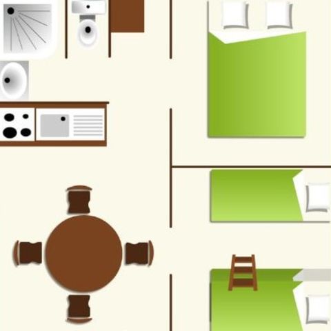 Bungalowzelt 5 Personen - Zeltbungalow Bengali 25m²